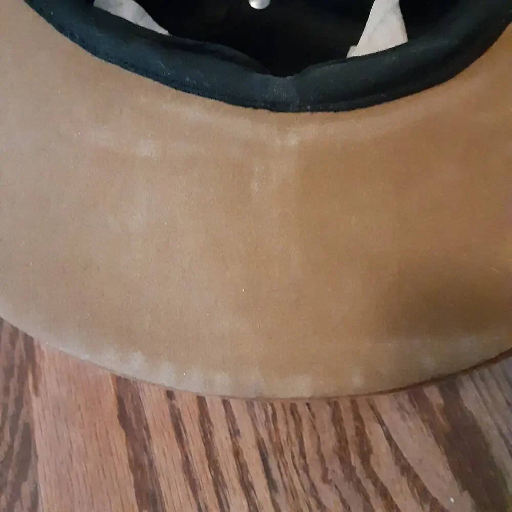 Vtg Aspen Colorado Wool Hat Cap Black Brown Strapback